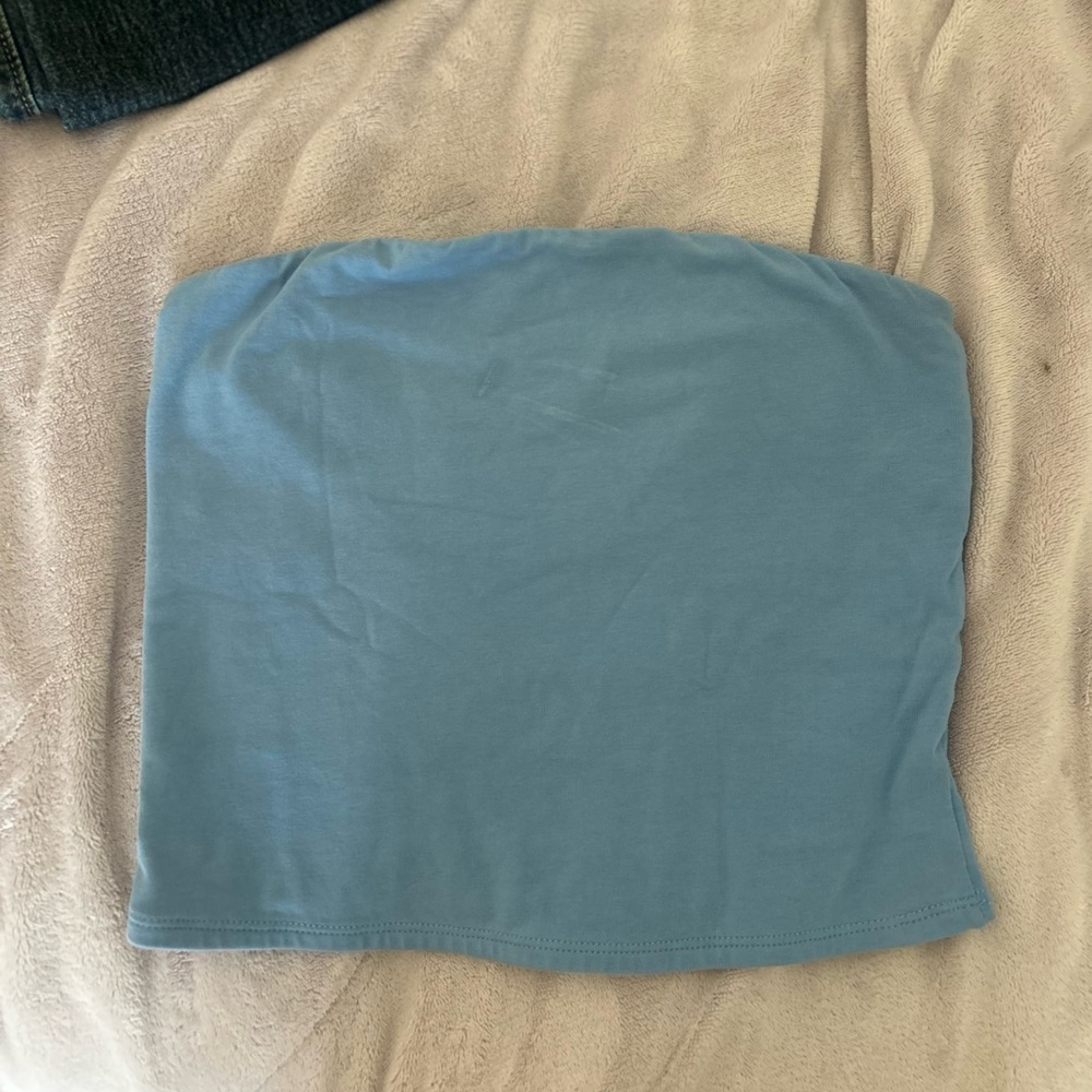 Garage Light Blue Tube Top